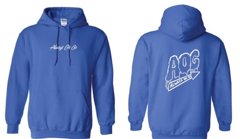 Always On Go Royal Blue Hoodie